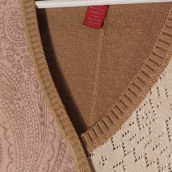 Olsen merino wool cable-knit jacquard sweater - Picture 5 of 11
